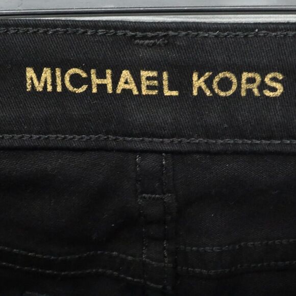 Michael Kors Jeans Petites 2P Black Izzy Skinny Stretch Denim Zip Pockets - Picture 5 of 16